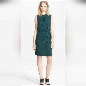 L'AGENCE Dark Green Mini Dress